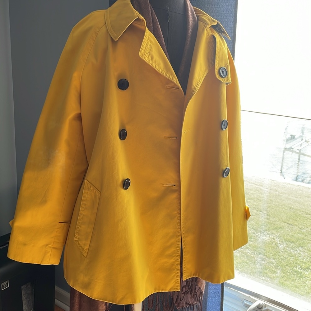 Coach women Raincoat Yellow large